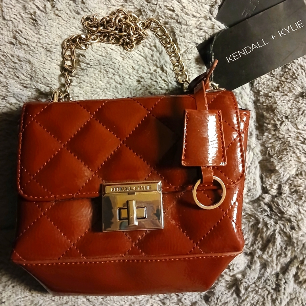 Kendall & Kylie Brown Quilted Women's Bag